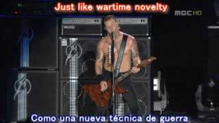 One  Metallica  Subtitulado Inglés  Español [upl. by Cindee]