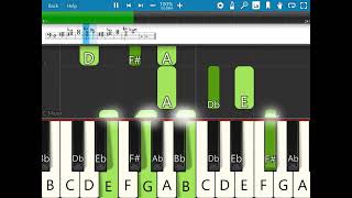 D Fm G Emadd9 A piano chords [upl. by Muiram]