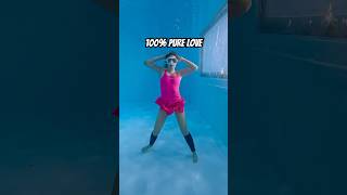 100 Pure Love Dance Underwater 💦 dance trending [upl. by North]