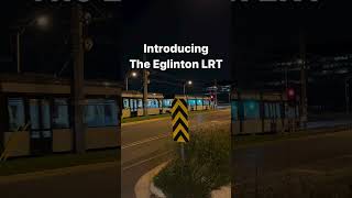 The Eglinton LRT canadiancity realestate canadatravels canadiantourism travel [upl. by Willmert]