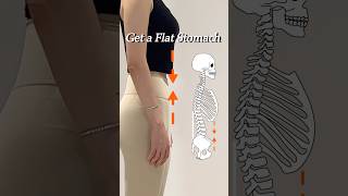 Get a Flat Stomach with Better Posture✨ [upl. by Eylatan]