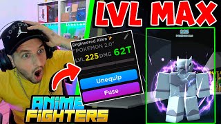 😱 DIVINO SHINY LVL MAX EN ANIME FIGHTERS ROBLOX ENGINEERED ALIEN UPDATE 18 [upl. by Atilrac963]