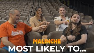 MOST LIKELY TO con el elenco de MALINCHE [upl. by Ihp]