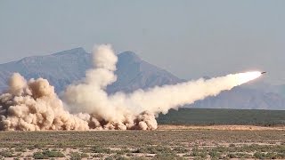 M270A1 Multiple Launch Rocket System MLRS Test Fire [upl. by Meryl]