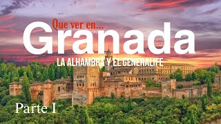 Que ver en Granada España part1 La Alhambra y el Generalife [upl. by Astera]