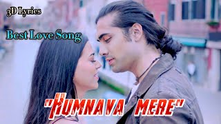 Humnava mereLyricsSingerJubin Nautiyal3D Lyrics [upl. by Dunson719]