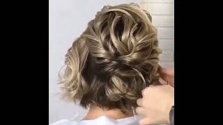 Peinado de Novia CABELLO CORTO  Fácil  PASO A PASO  Short Hair Bridal Hairstyle weddingtoday7 [upl. by Marijane]