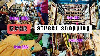 Kphb street shopping Shopping Kukatpally Nandinijeedala [upl. by Alvin]