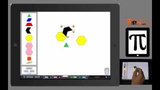 PiPad Mathematics Braining Camp Pattern Block Introduction iPad app [upl. by Smiley]