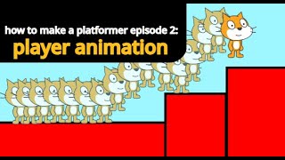 scratch platformer tutorial episode 2 player animation [upl. by Reidid]