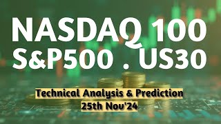 NYSE GAP UP Today RISE More Dow Jones  Nasdaq100  SampP500 Live Trading Signals Today 25 Nov [upl. by Alia693]