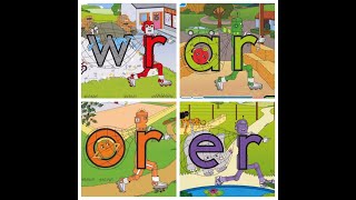 Letterland Alphabet Phonics Sounds amp Games  Digraphs and Trigraphs wr ar or er [upl. by Katherine530]