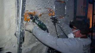 Spray Foam Flattening Tool  MasterbondSP  VacPlane Demonstrationwmv [upl. by Kung907]