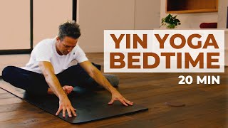 Yin Yoga for Sleep  20Minute Bedtime Routine [upl. by Akli]