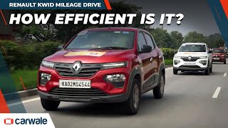 Renault Kwid Mileage Drive How Fuel Efficient is the Kwid [upl. by Willin]