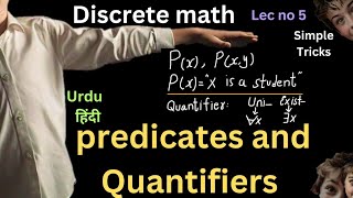 Predicates and Quantifiers discrete math lec no 5 [upl. by Ebehp]