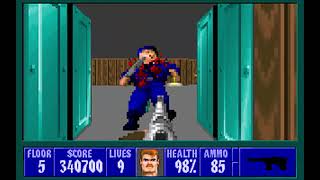 Super Shareware Wolf 2 The Extra Levels  LevelNiveau 5 [upl. by Nonie]