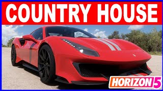 Forza Horizon 5 COUNTRY HOUSE Forzathon Daily Challenges Buena Esperanza Player House location [upl. by Irrol]