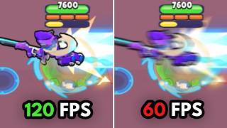 iPhone 120hz vs 60hz  Brawl Stars [upl. by Fleece]