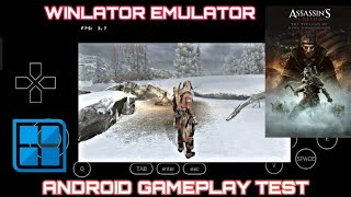 WINLATOR v61 I ASSASSINS CREED 3 DLC IN SD6654GB RAM I PC GAMES ON ANDROID [upl. by Yerac]