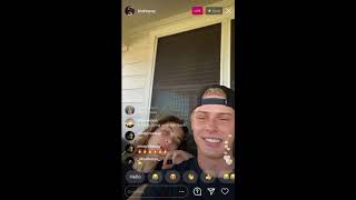 Blake Gray and Amelie Zilber Instagram live 071120 [upl. by Erkan]