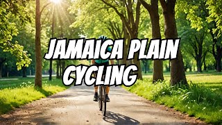 Boston Cycling Route  JP Green St to Jamaica Pond [upl. by Fronia]