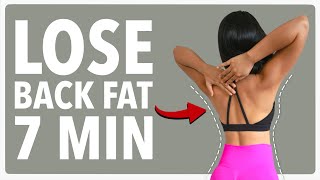 Back Workout For Women At Home🔥Lose Back Fat🔥Back Workout  7 min Back Fat Workout [upl. by Rozella]