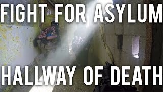 ABANDONED HOSPITAL THE HALLWAY OF DEATH  Paintball [upl. by Ordway]