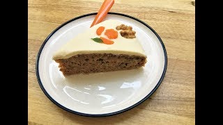 CARROT CAKE WITH CREAM CHEESE FROSTING RECIPE l Amazingly Delicious and Moist [upl. by Nicholle]