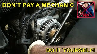 How to Install  Remove amp Replace an Alternator [upl. by Kemble549]