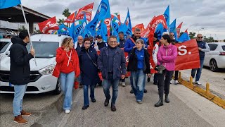 ➡️ Riqualificazione Petrolchimico mobilitazione territoriale di Cgil e Uil con sciopero di 8 ore [upl. by Mitran626]