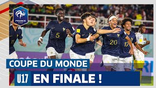 Les U17 en finale de Coupe du Monde  Joie et réaction du sélectionneur [upl. by Lipps]