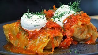 Gołąbki z mięsem mieszanym  Polish Stuffed Cabbage  Oddaszfartucha [upl. by Adniroc]