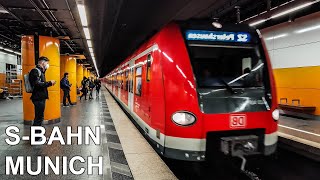 🇩🇪 Munich SBahn  SBahn München  Munich Suburban Trains 2022 4K [upl. by Acker]