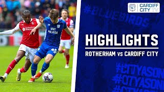 HIGHLIGHTS  ROTHERHAM vs CARDIFF CITY [upl. by Atterol]