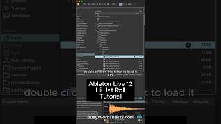 Ableton Live 12 • Hi Hat Roll Tutorial [upl. by Henrietta219]