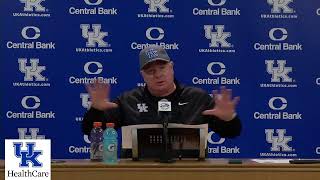 Live Now Coach Stoops Vanderbilt Postgame Press Conference presented by UKHealthCare [upl. by Ydieh]