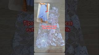 Dress Ruffle smartsewing shortvideo sewingtipsandtricks sewinghacks sewingtechniques [upl. by Waers729]