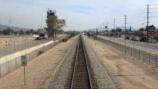 4K Los Angeles CA to Bakersfield CA Amtrak Coast Starlight 14 detour over the Tehachapi Route [upl. by Gierk]