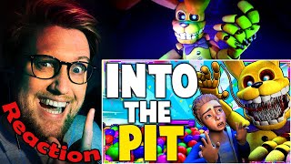 FNAF  quotINTO THE PITquot Song  Dawko amp DHeusta REACTION [upl. by Betsy]