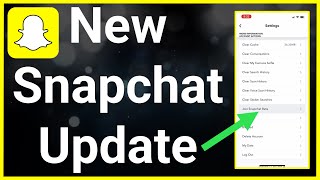 How To Get The New Snapchat Update [upl. by Ayalat]