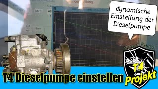 Dieselpumpe einstellen dynamische Einstellung mit dem Computer [upl. by Rennold399]