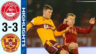 Aberdeen vs Motherwell 33 All Goals amp Highlights  Scottish Premiership 2024 [upl. by Thisbe]