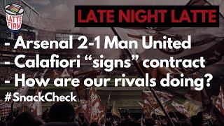 Arsenal beat United  Penalties  Calafiori quotsignsquot  Rivals LateNightLatte [upl. by Lorelei]