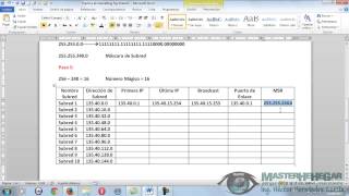 22  Subnetting Clase B con Máscara de Longitud Fija CyERD [upl. by Ahk817]