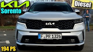 Kia Sorento 22 CRDi Diesel AWD 194 PS Platinum  Test Fahrbericht Review Verbrauch Infos deutsch [upl. by Onifled365]