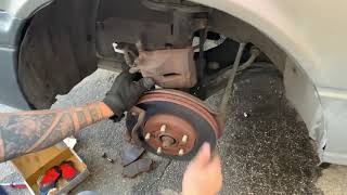 2001 Toyota Camry Front brakes replacement [upl. by Moishe]