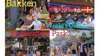 Bakken🇩🇰 DenmarkWorlds Oldest Amusement Parkdenmarkcopenhageneuropetravelfunexplore [upl. by Atirb]