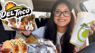 Trying DEL TACO for the FIRST TIME 🌮🌯🍟 [upl. by Assanav149]