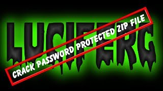 How to crack the password protected zip file  Fcrackzip [upl. by Apollo]